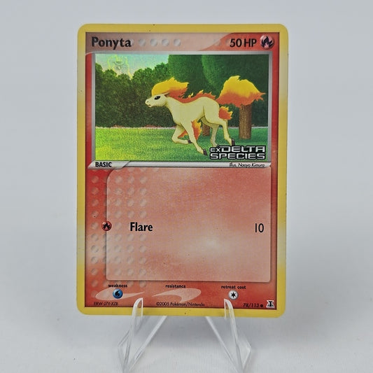 78/113 Ponyta Stamped EX Delta Species LP NM Pokémon Free Combined Postage