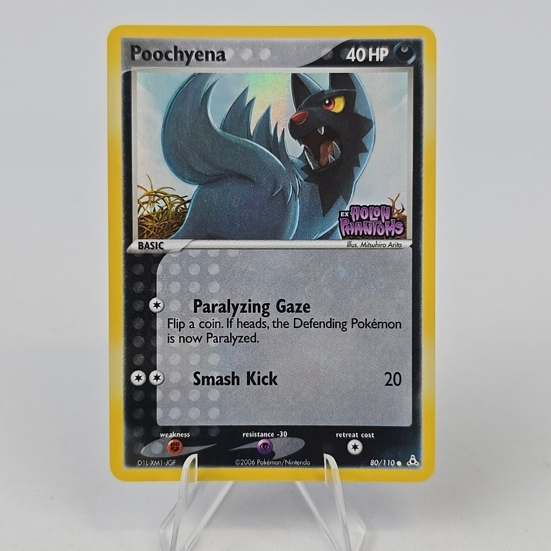 Poochyena 80/110 – Pokémon TCG EX Holon Phantoms – Stamped Reverse Holo NM