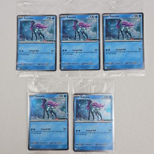 Suicune 026/094 EB Games Promo Sealed x5 Phantasmal Flames Free Combined Postage