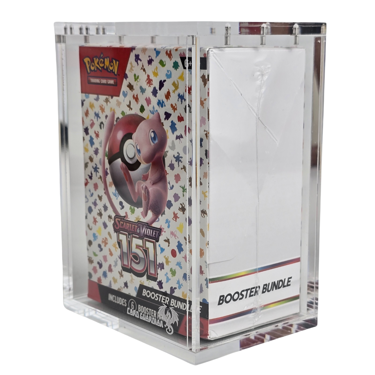 Pokemon Booster Bundle Acrylic Display Case – UV & Acid-Free by Card Guardian