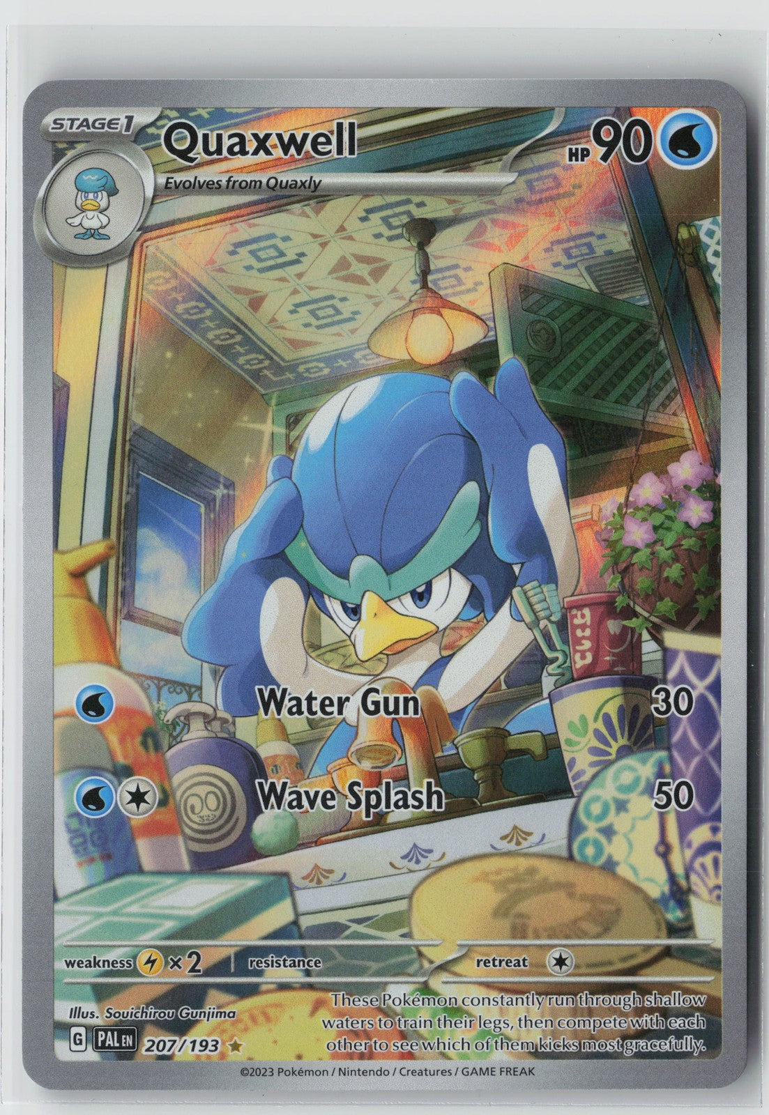 Quaxwell 207/193 – SV02: Paldea Evolved Pokémon Card NM