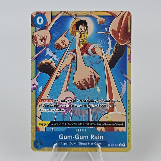 OP02-068 Gum-Gum Rain The Best Vol.2 PRB-02 One Piece NM Free Combined Post
