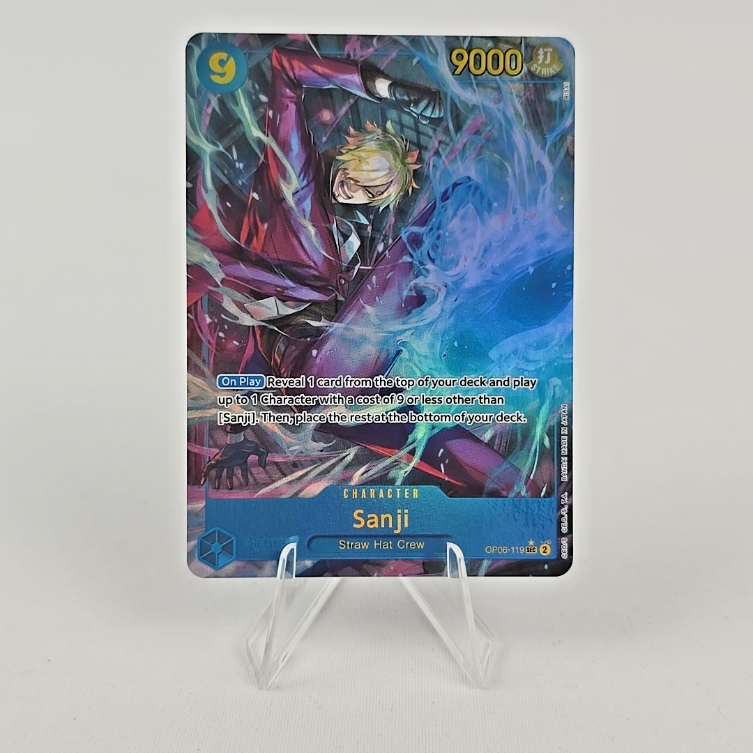 OP06-119 Sanji SEC Alt Art Wings of the Captain One Piece NM Free Combined Post