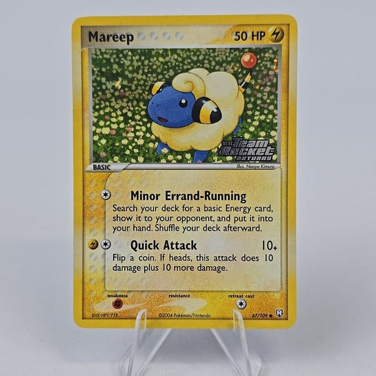 67/109 Mareep Stamped Holo EX Team Rocket Returns NM Pokemon Free Combined Post