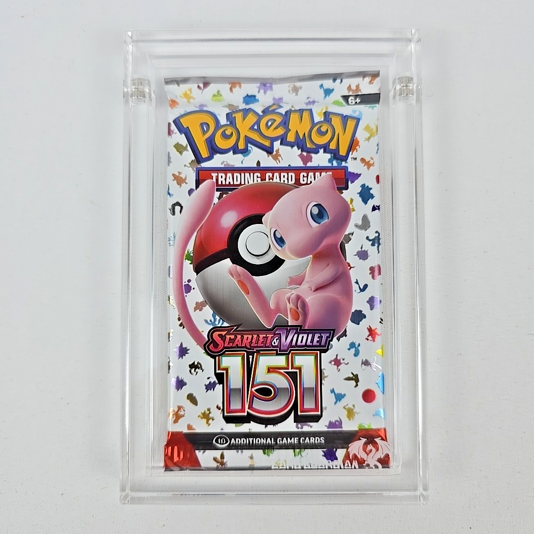 Pokémon 151 Booster Pack + Card Guardian Acrylic Case (Sealed)
