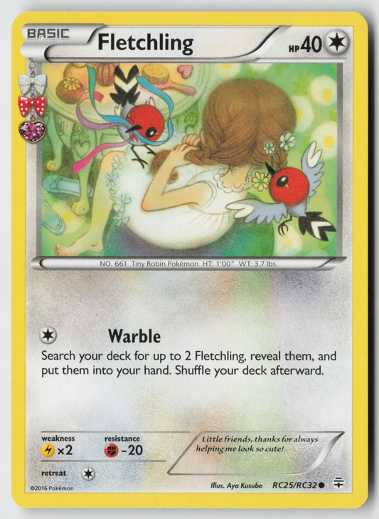 Fletchling RC25/RC32 – Generations: Radiant Collection Pokémon Card NM