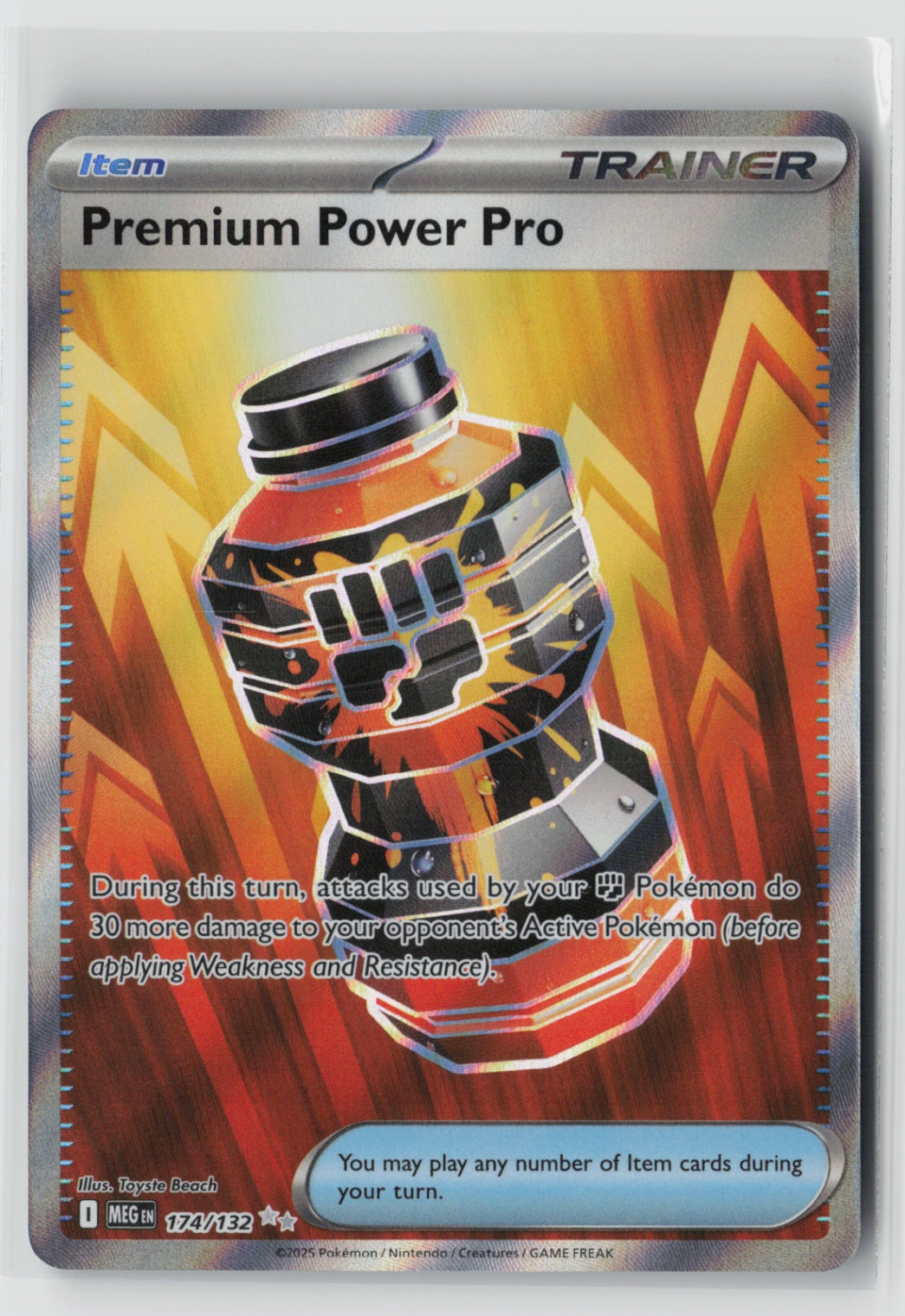 Premium Power Pro - 174/132 – ME01: Mega Evolution Pokémon Card NM