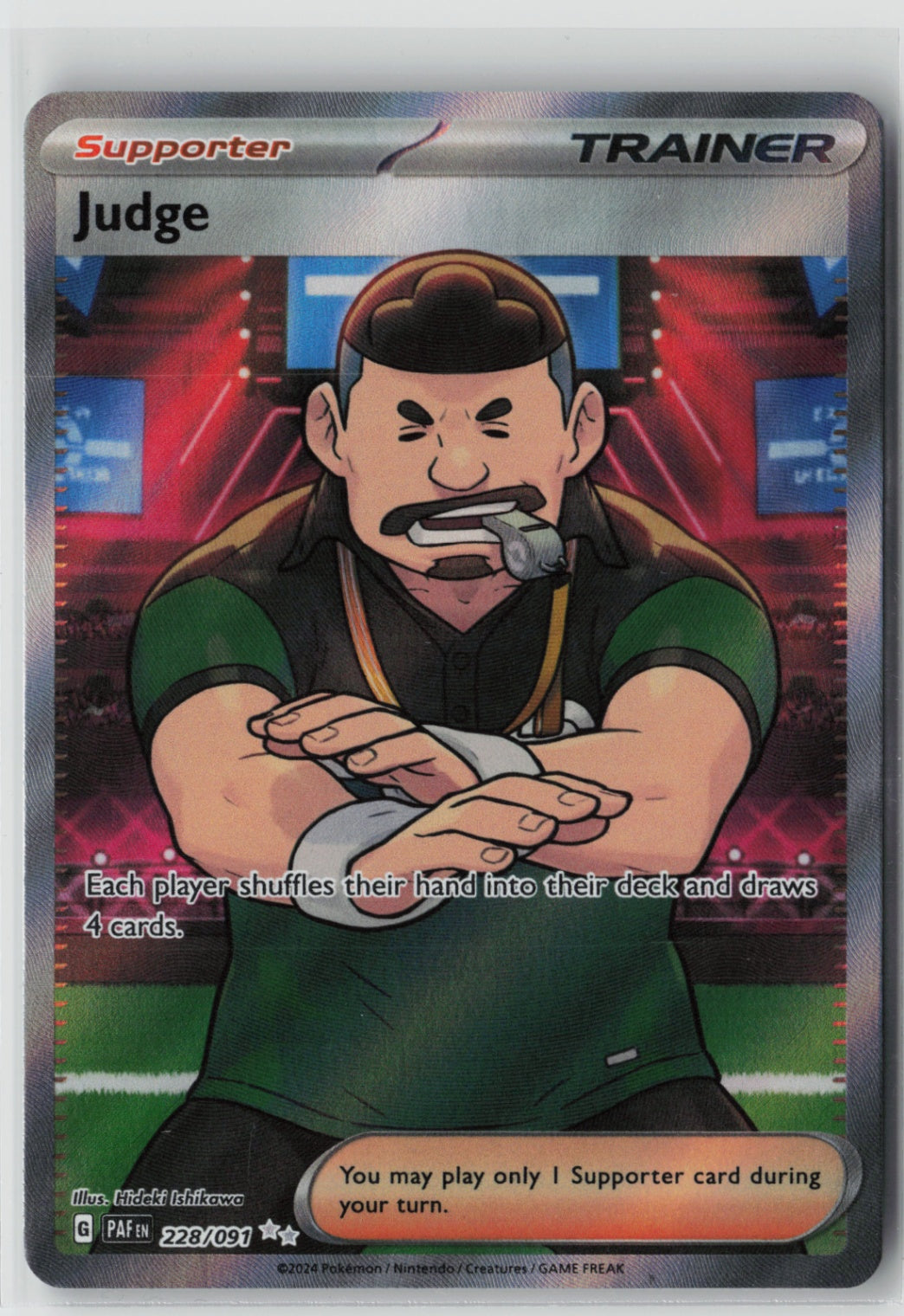 Judge 228/091 – SV: Paldean Fates Pokémon Card NM