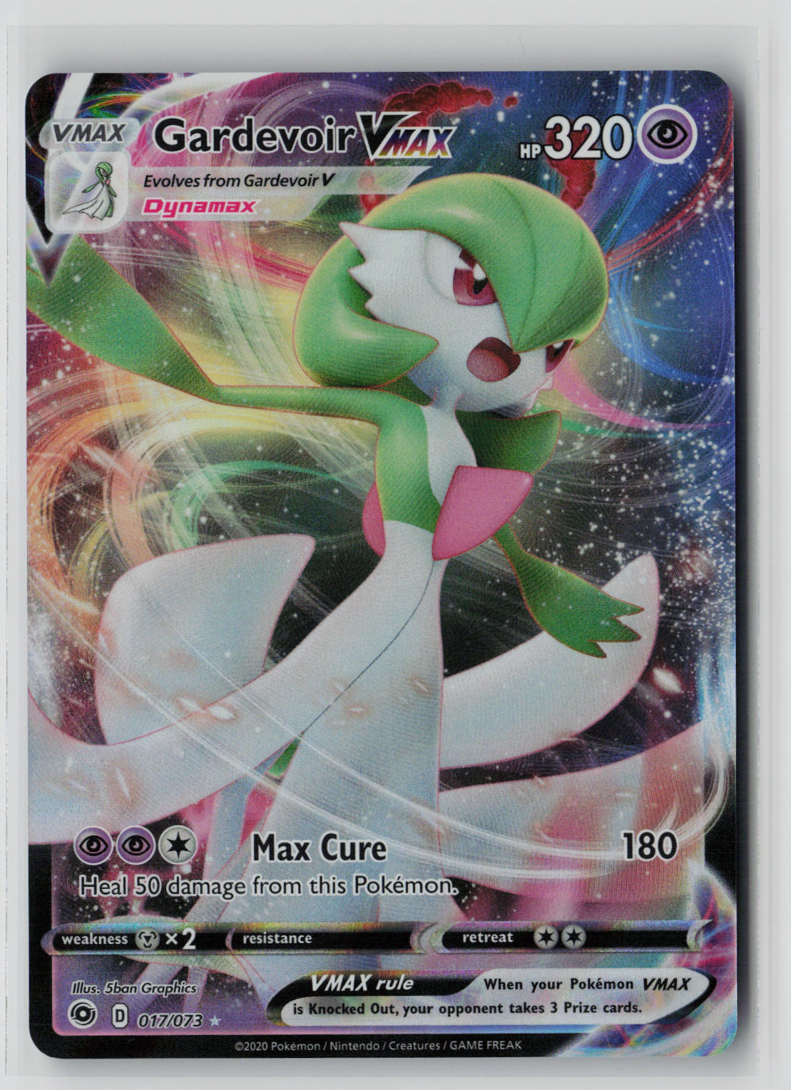 Gardevoir VMAX 17/73 – Champion's Path Pokémon Card NM