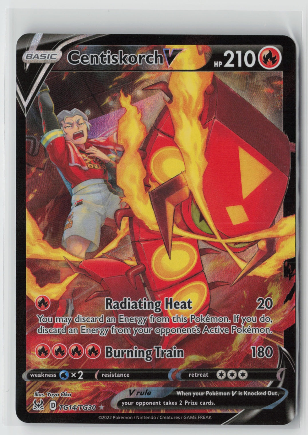 Centiskorch V TG14/TG30 – SWSH11: Lost Origin Trainer Gallery Pokémon Card NM