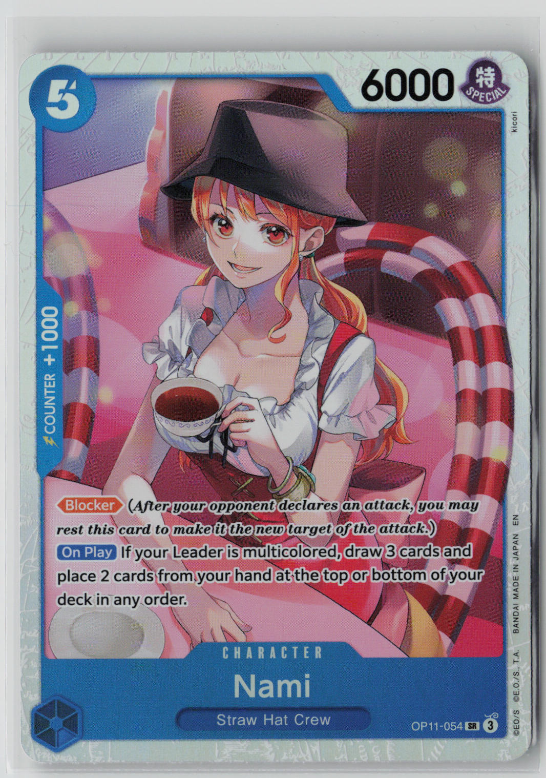 Nami OP11-054 – A Fist of Divine Speed NM