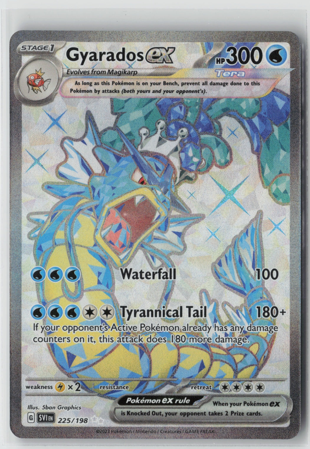 Gyarados ex - 225/198 – SV01: Scarlet & Violet Base Set Pokémon Card NM