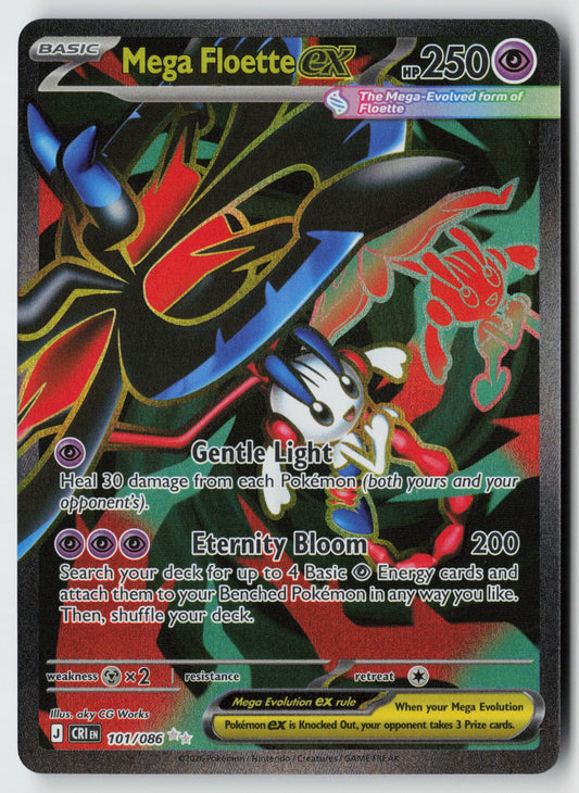 Mega Floette ex 101/086 – Chaos Rising Pokémon Card NM