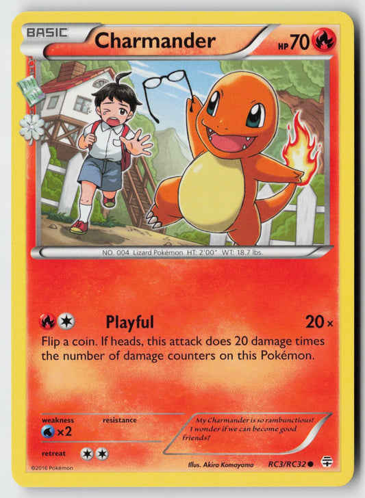 Charmander RC3/RC32 – Generations: Radiant Collection Pokémon Card NM