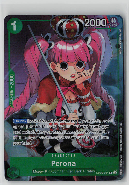 Perona OP09-034 – Emperors in the New World NM