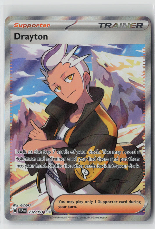 Drayton 232/191 – SV08: Surging Sparks Pokémon Card NM