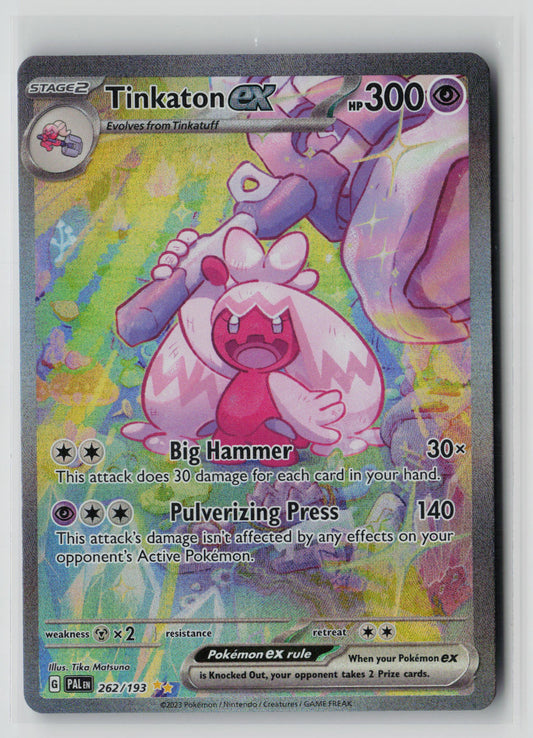Tinkaton ex 262/193 – Paldea Evolved Pokémon Card NM