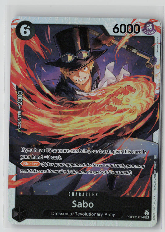 Sabo - PRB02-014 – Premium Booster -The Best- Vol. 2 Pokémon Card NM
