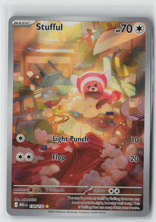 Stufful - 154/132 – ME01: Mega Evolution Pokémon Card NM