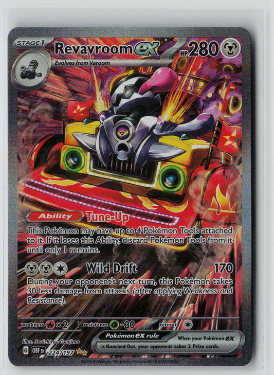 Revavroom ex 224/197 – Obsidian Flames Pokémon Card NM