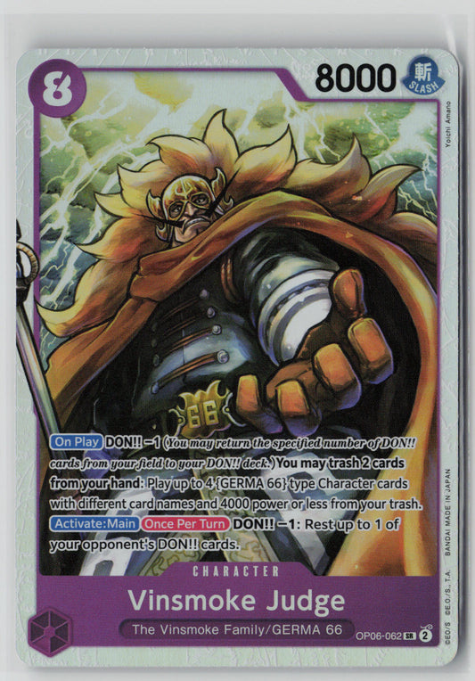 Vinsmoke Judge OP06-062 – Wings of the Captain NM