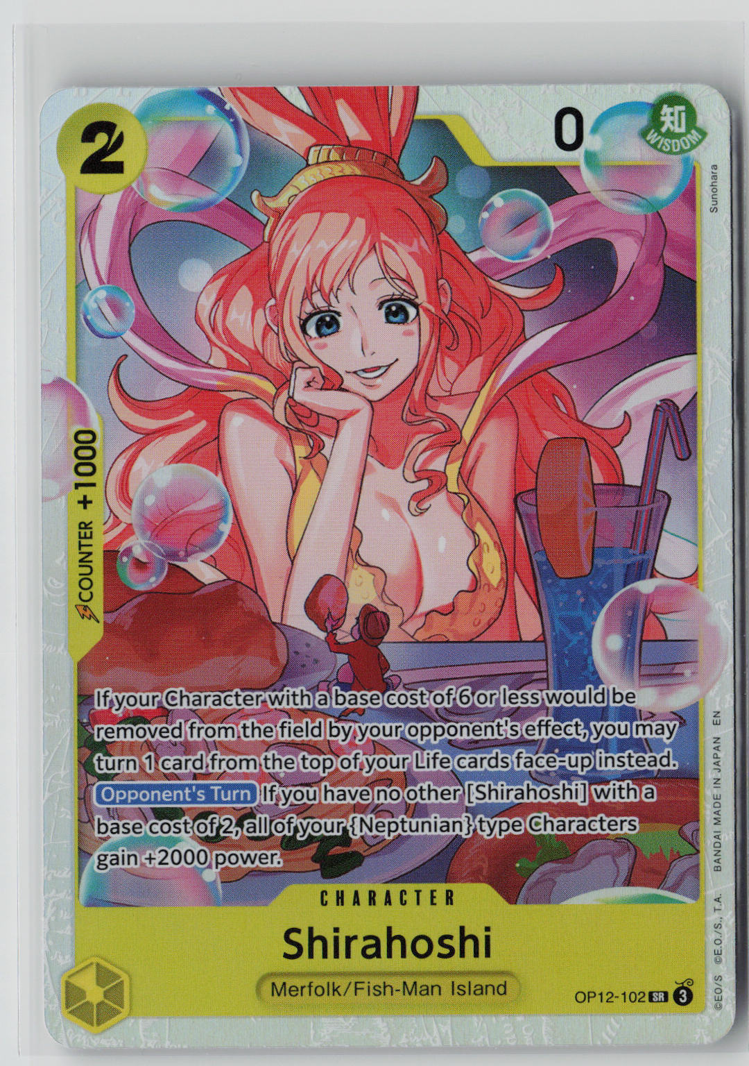 Shirahoshi OP12-102 – Legacy of the Master NM