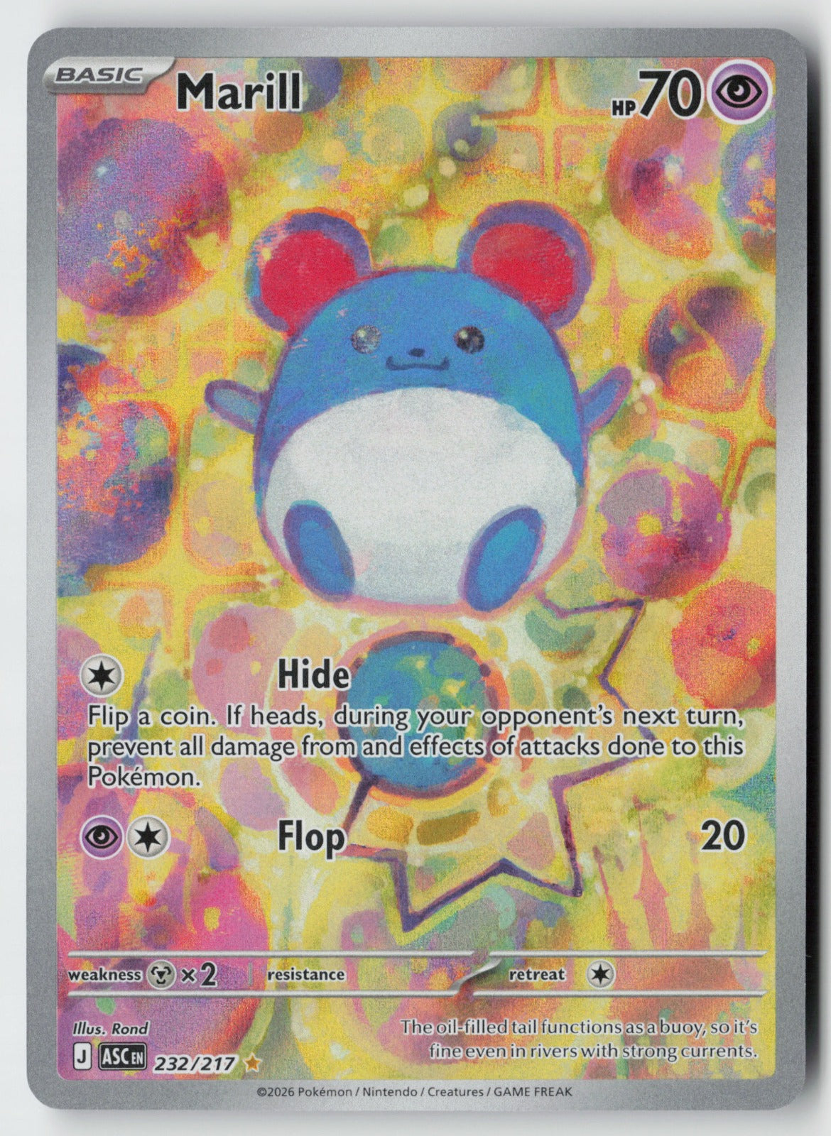 Marill 232/217 – Ascended Heroes Pokémon Card NM