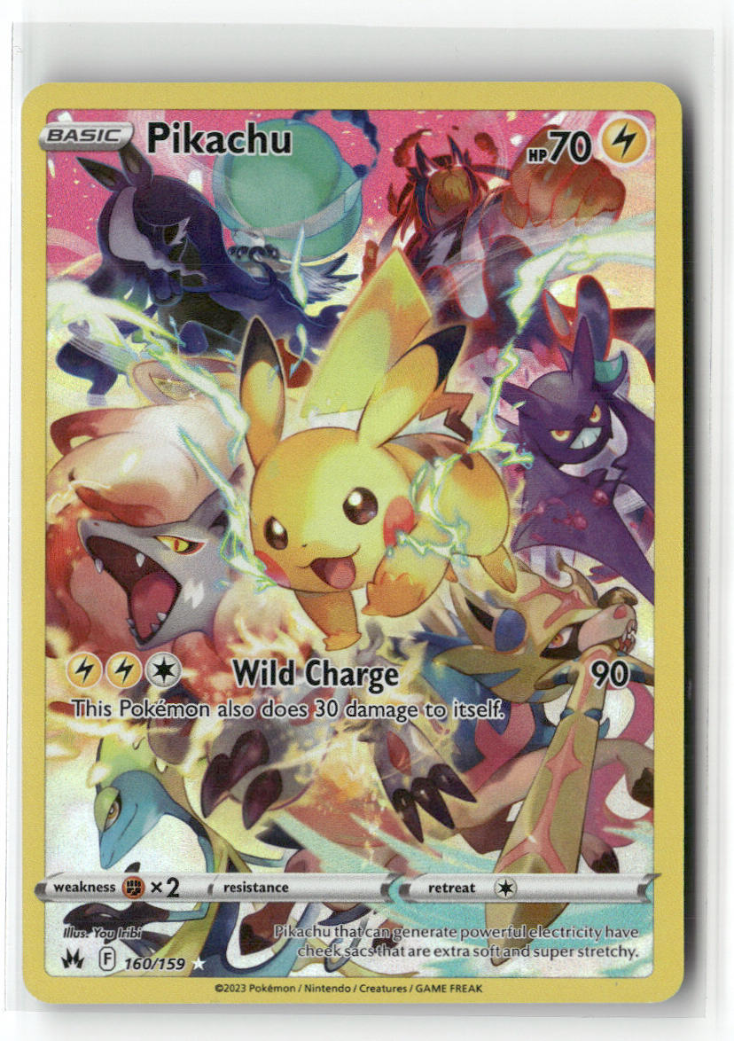 Pikachu 160/159 – Crown Zenith Pokémon Card NM