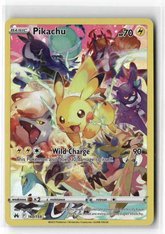 Pikachu 160/159 – Crown Zenith Pokémon Card NM