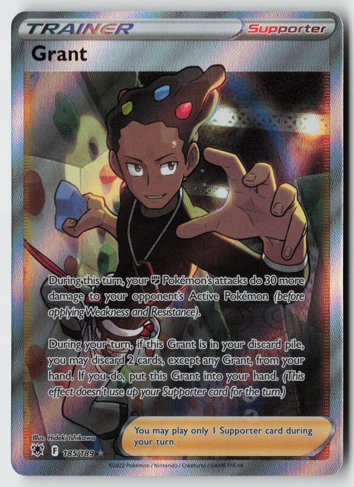 Grant 185/189 – Astral Radiance Pokémon Card NM