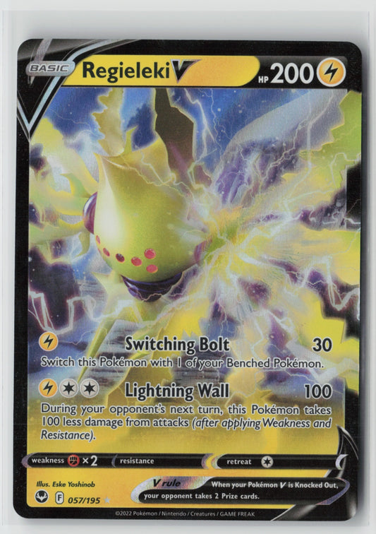 Regieleki V 057/195 – SWSH12: Silver Tempest Pokémon Card NM