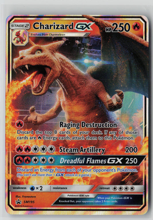 Charizard GX - SM195 – SM Promos Pokémon Card NM