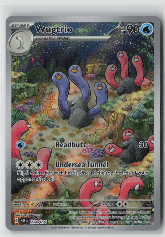 Wugtrio 224/091 – SV: Paldean Fates Pokémon Card NM