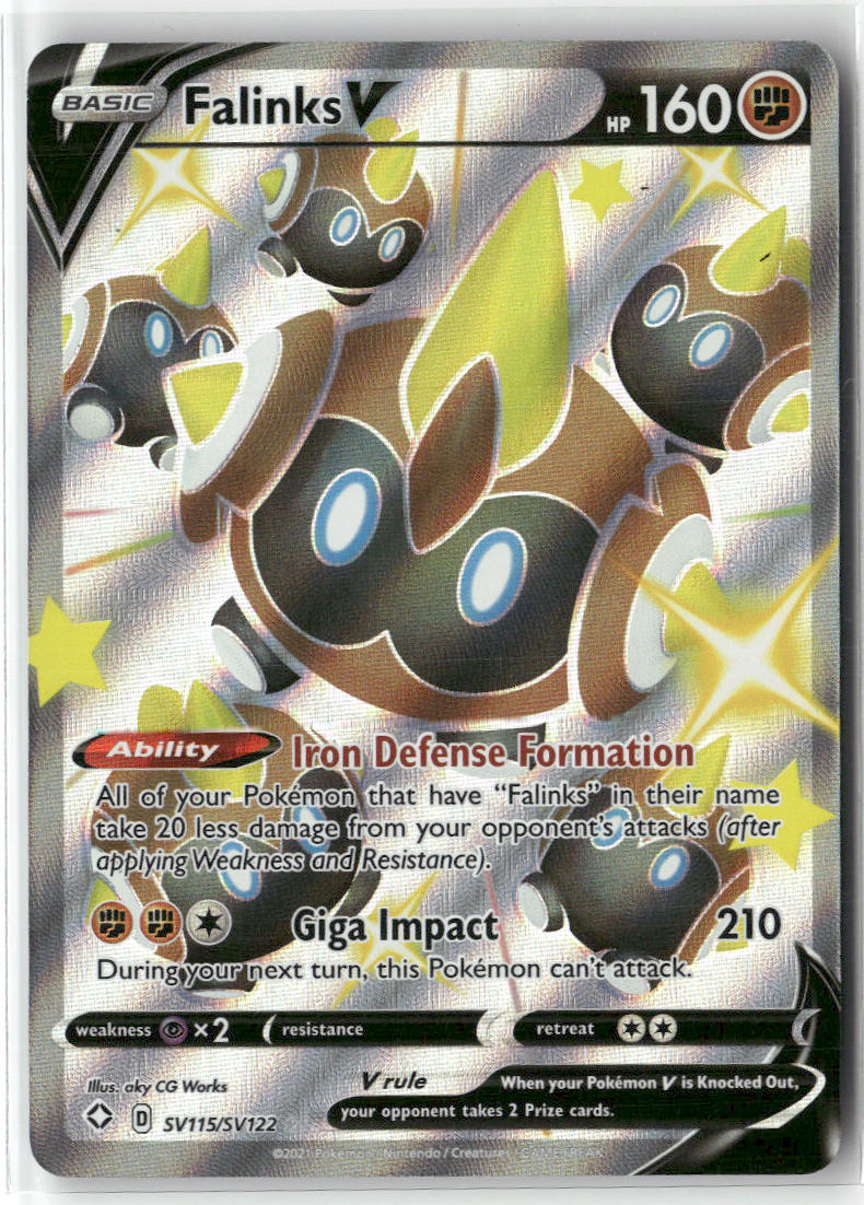Falinks V SV115/SV122 – Shining Fates: Shiny Vault Pokémon Card NM