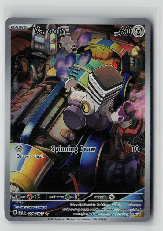 Varoom 206/197 – Obsidian Flames Pokémon Card NM
