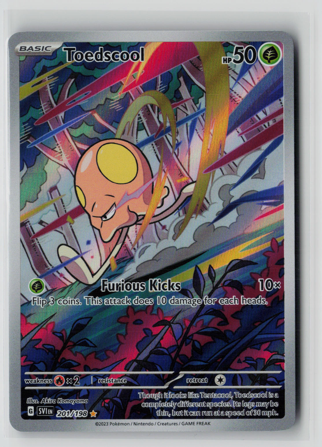 Toedscool 201/198 – Scarlet & Violet Base Set Pokémon Card NM
