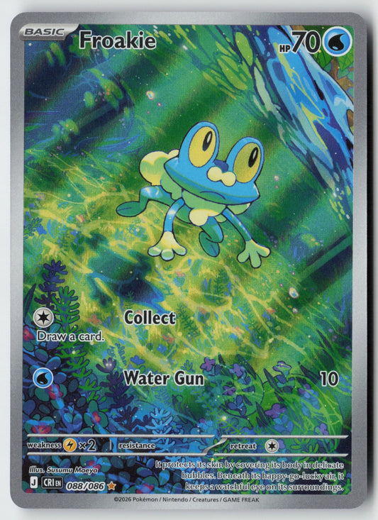 Froakie 088/086 – Chaos Rising Pokémon Card NM