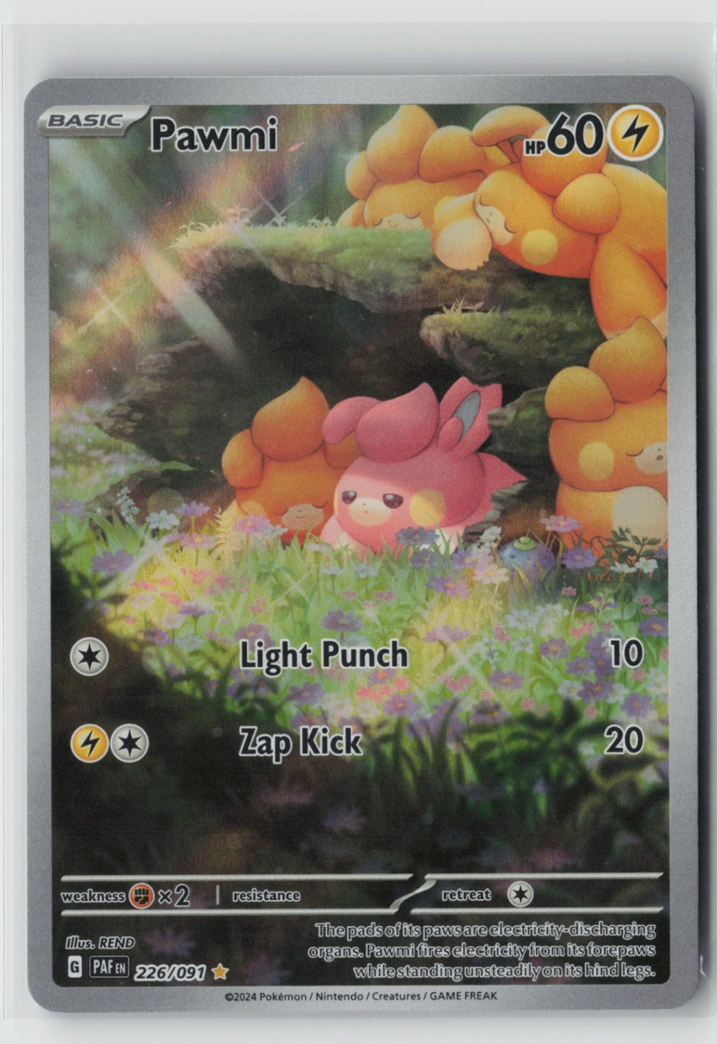 Pawmi - 226/091 – SV: Paldean Fates Pokémon Card NM