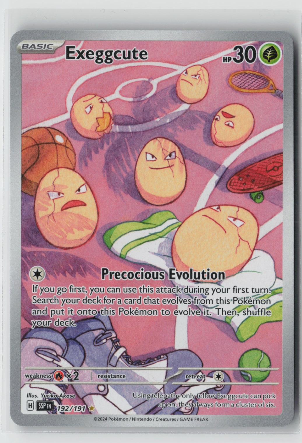 Exeggcute - 192/191 – SV08: Surging Sparks Pokémon Card NM