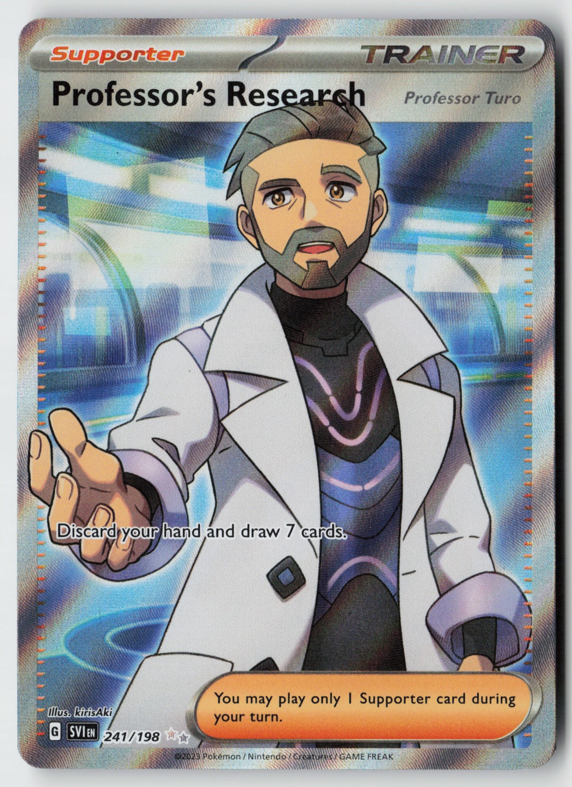 Professor's Research 241/198 – Scarlet & Violet Base Set Pokémon Card NM