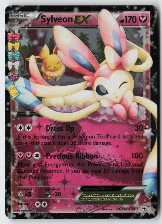 Sylveon EX RC21/RC32 – Generations: Radiant Collection Pokémon Card NM