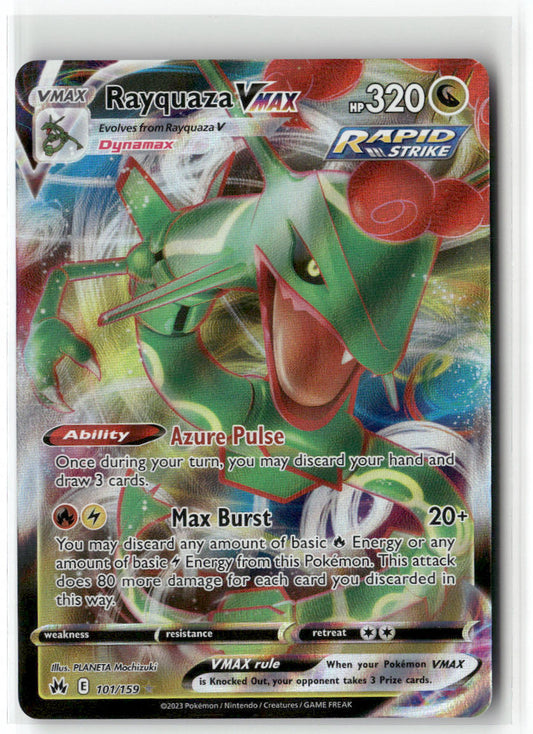Rayquaza VMAX 101/159 – Crown Zenith Pokémon Card NM