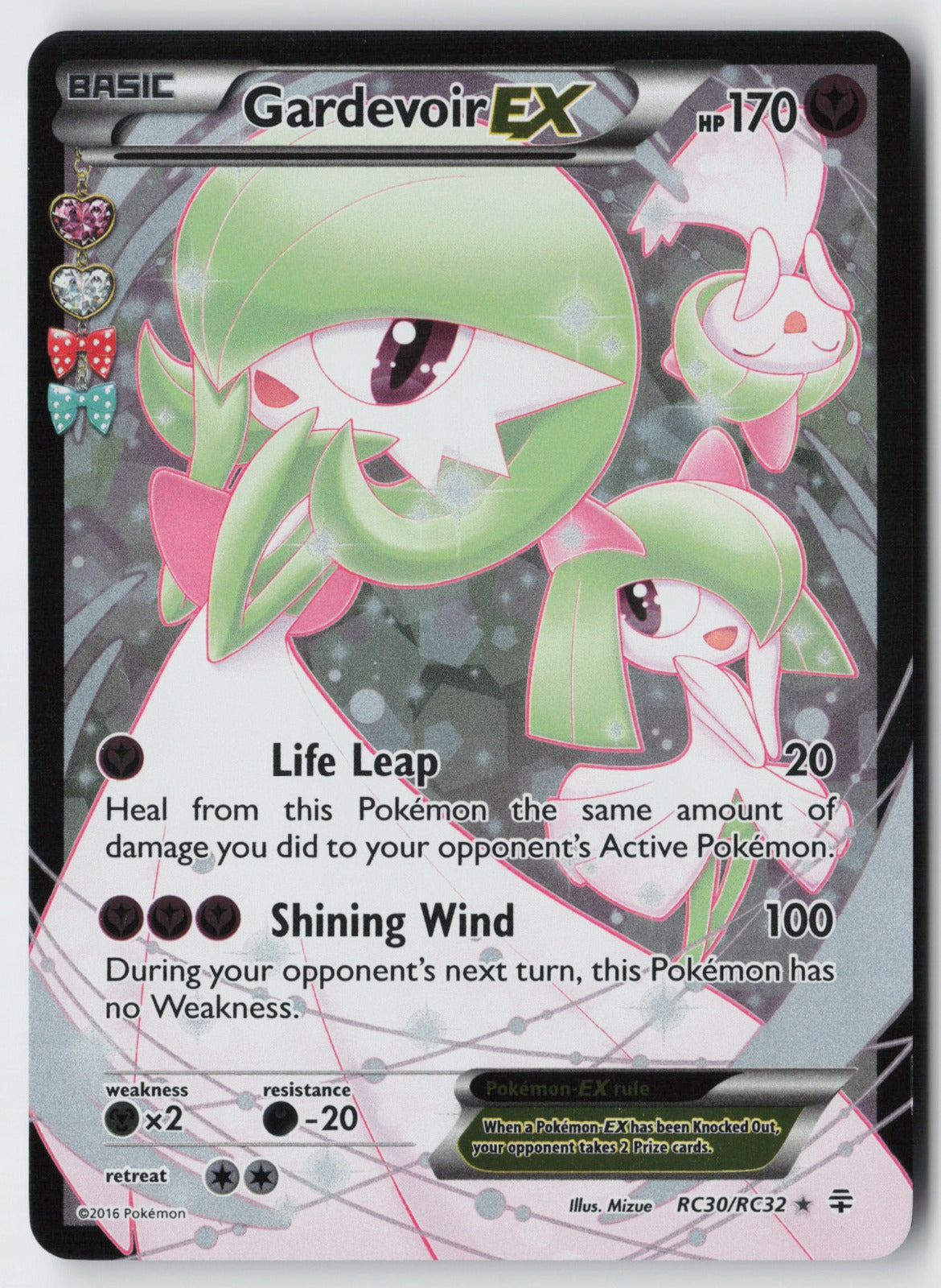 Gardevoir EX RC30/RC32 – Generations: Radiant Collection Pokémon NM