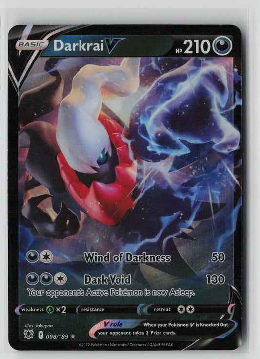 Darkrai V 098/189 – Astral Radiance Pokémon Card NM