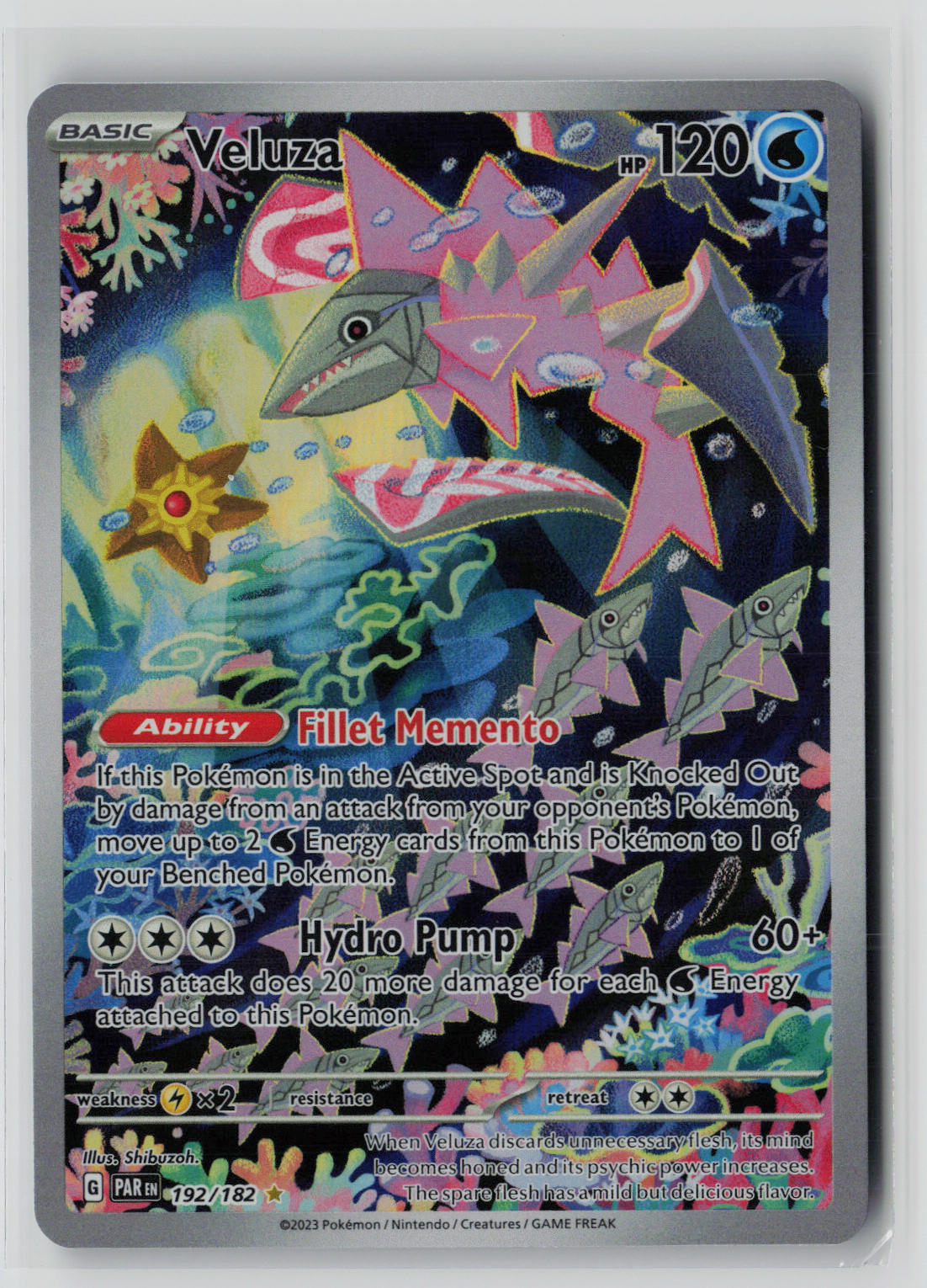 Veluza 192/182 – Paradox Rift Pokémon Card NM