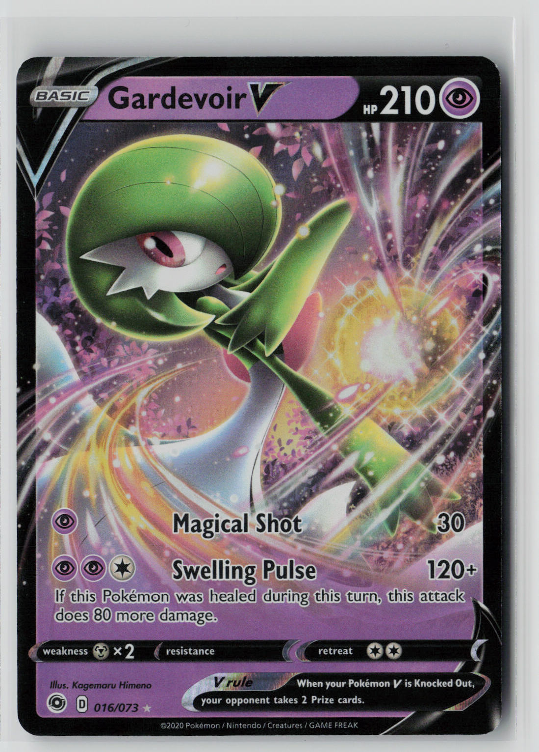 Gardevoir V 16/73 – Champion's Path Pokémon Card NM