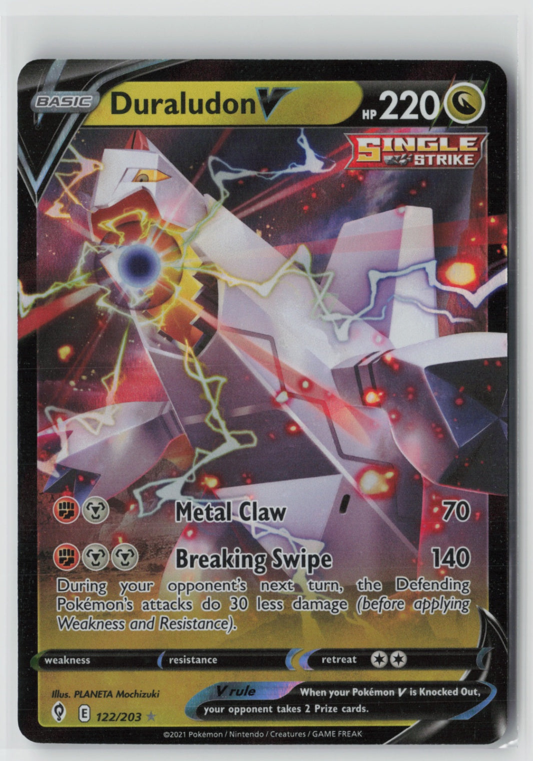 Duraludon V 122/203 – SWSH07: Evolving Skies Pokémon Card NM