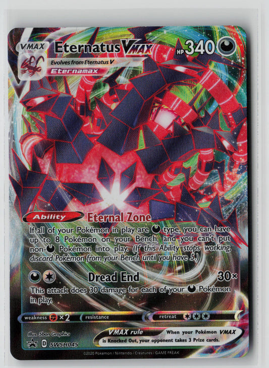 Eternatus VMAX SWSH045 – Sword & Shield Promo Cards Pokémon Card NM