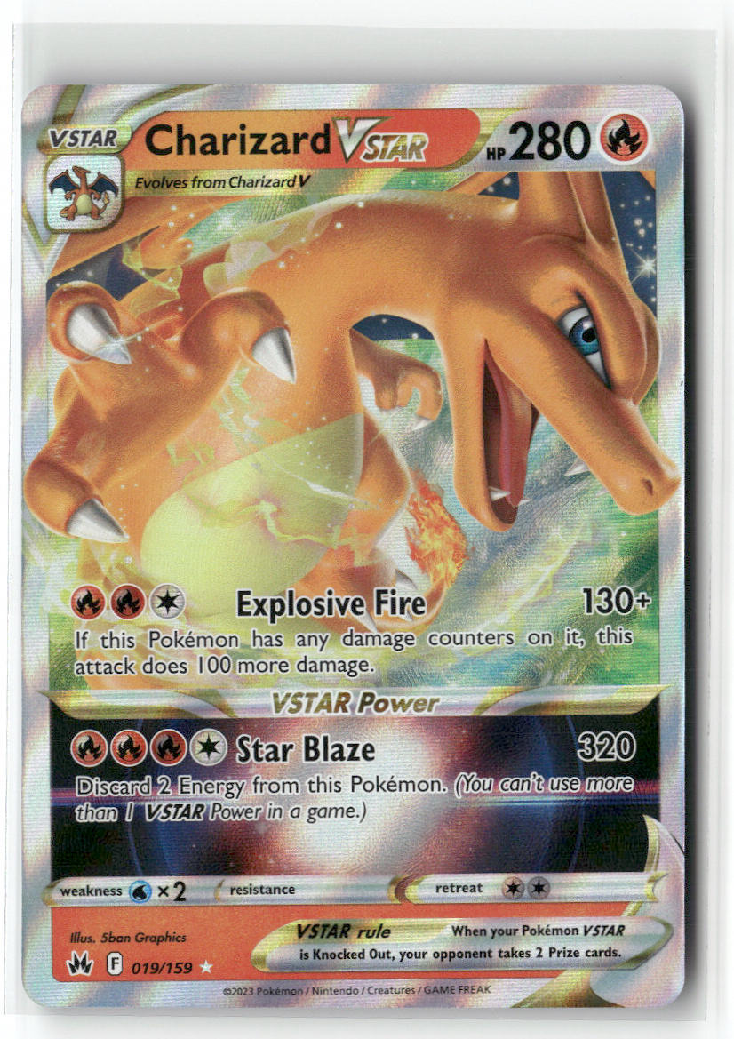Charizard VSTAR 019/159 – Crown Zenith Pokémon Card NM