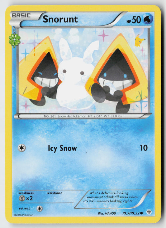 Snorunt RC7/RC32 – Generations: Radiant Collection Pokémon Card NM